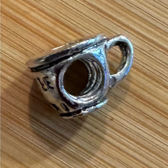 Silver Coffee cup charm - Picture 6 of 7
